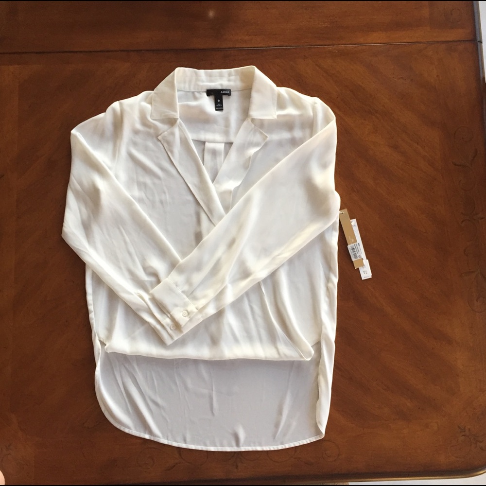 Aqua Long and short top